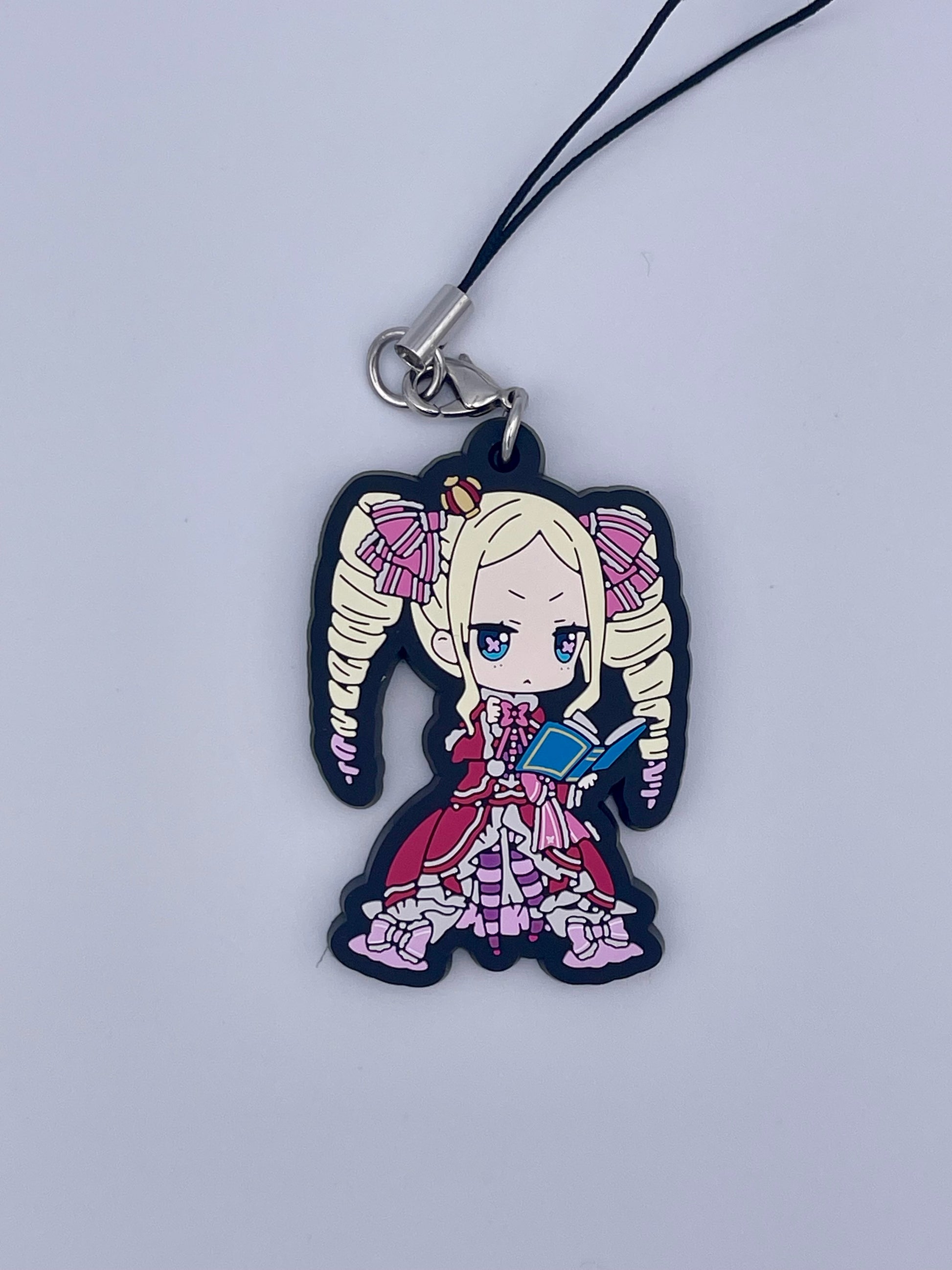 Re:ZERO gachapon capsule packaging - authentic Japanese collectible showing close up of Beatrice.