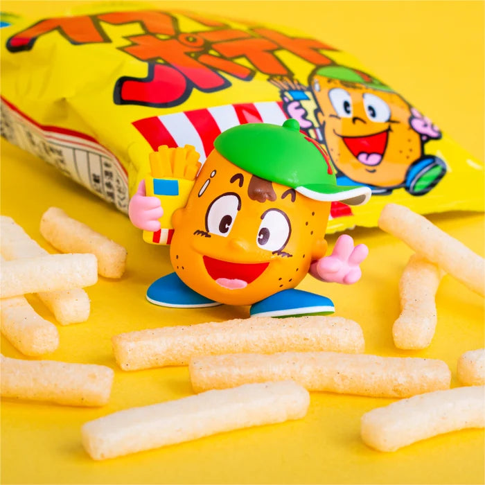 Dagashi Characters Mascot Vol. 3 – French Fries figure posed with French Fries snack bag – Ken Elephant