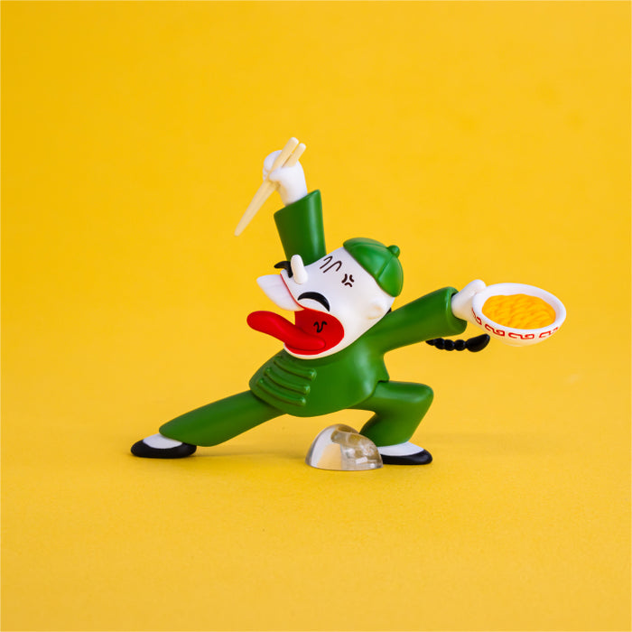 Dagashi Characters Mascot Vol. 3 – Yatta! Men figure in dynamic kung-fu pose – Ken Elephant